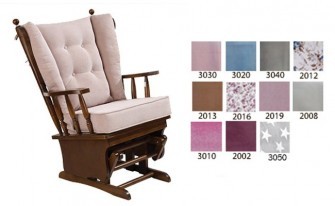Resting armchair (Walnut- Color)